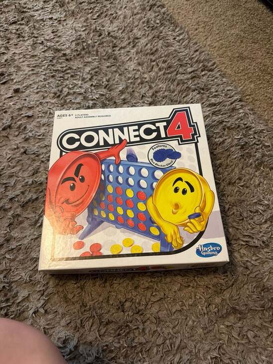 Hasbro Gaming Other - Connect 4 Classic Grid Board Game Blue Blocker Discs Family
